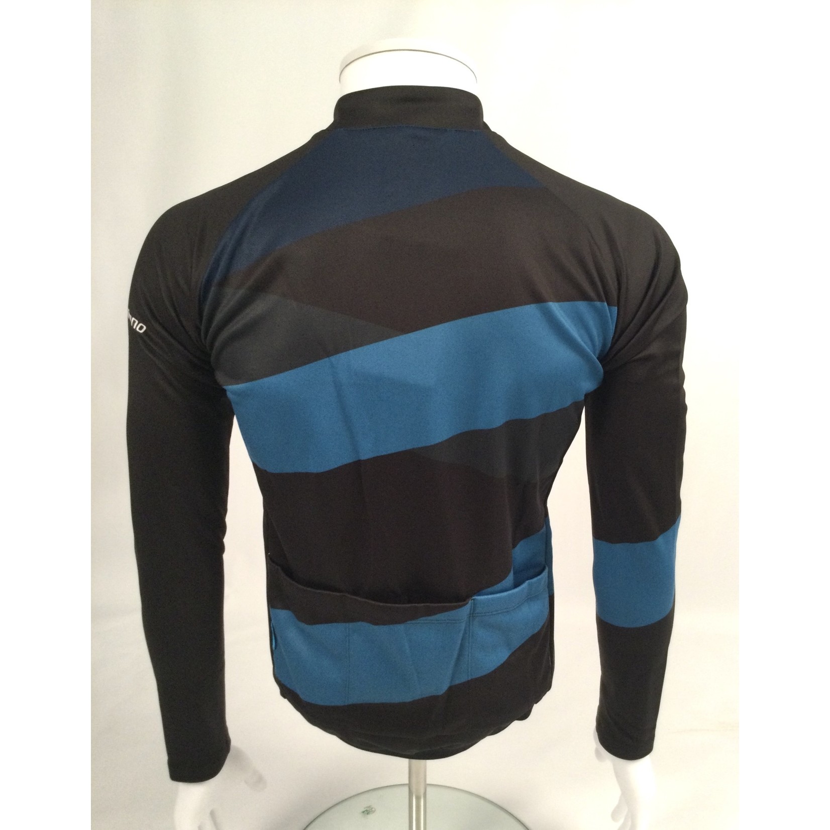 Shimano Thermal Team Long Sleeved Jersey Black/Blue Large