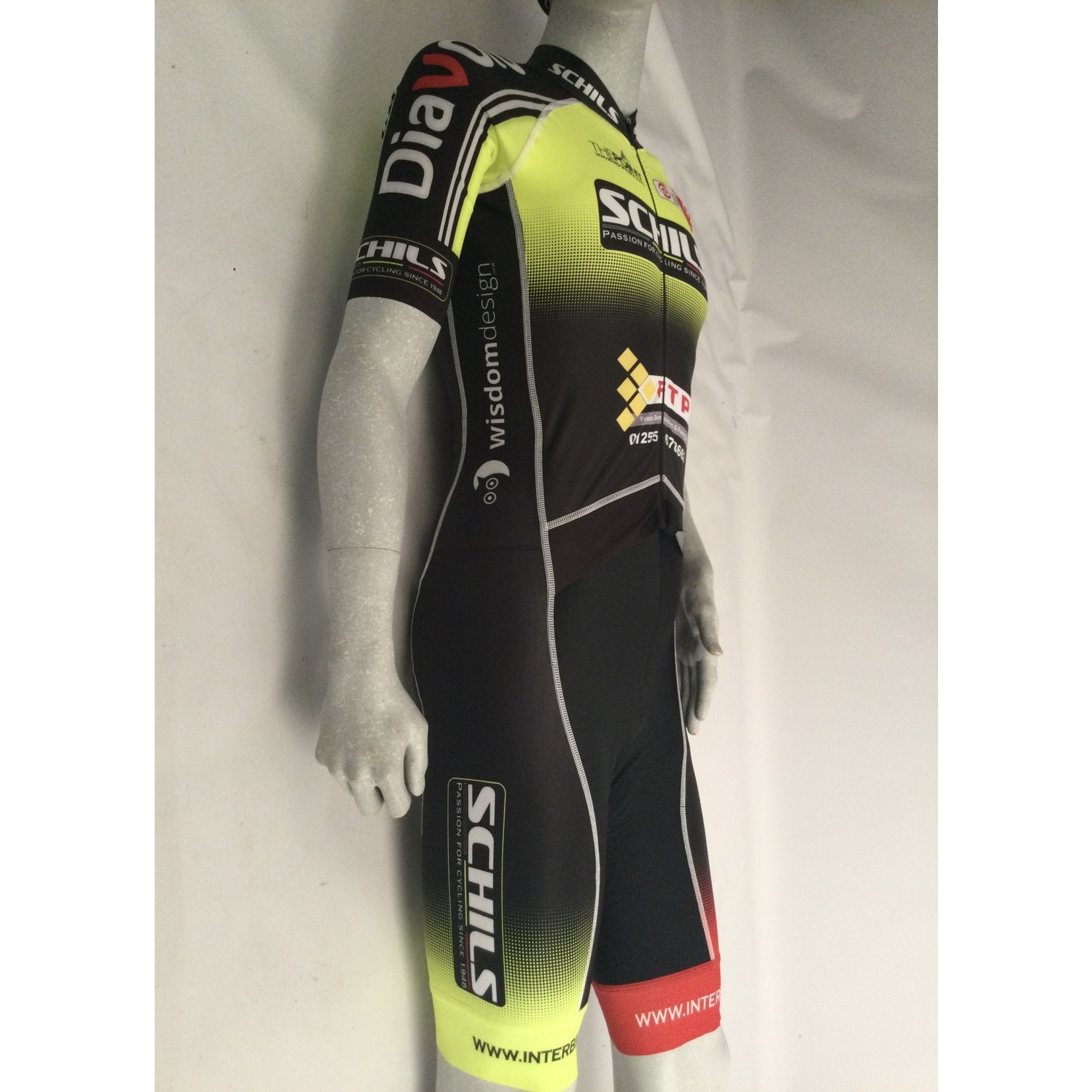Velo Schils Team Doltcini  Short Sleeved Sprint Suit - Large