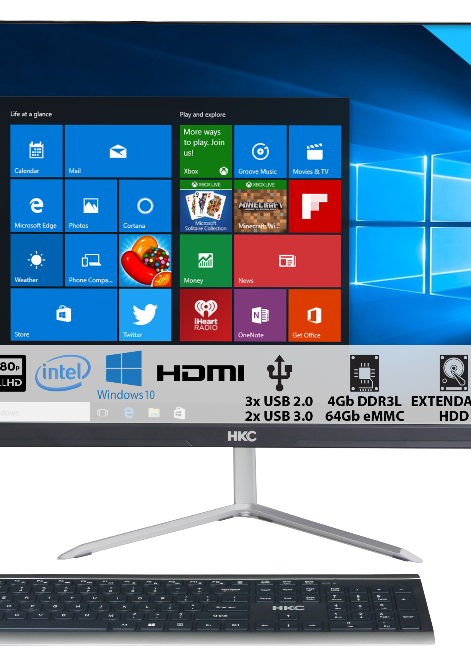 HKC HKC AIO24P1 -64GB All-in-one PC