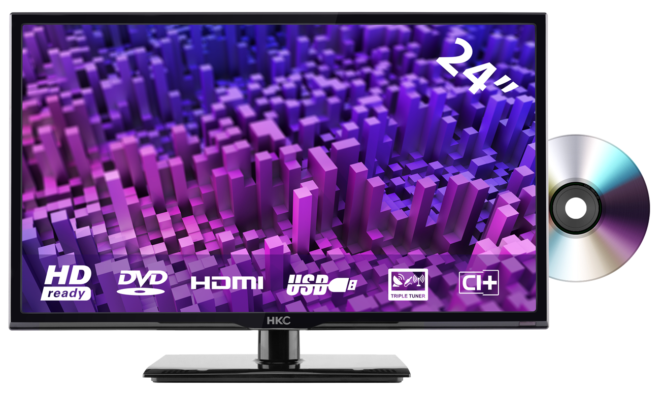 Vroeg steen onduidelijk HKC 24C2NBD 24 inch HD-ready TV met DVD speler | HKC-eu.com | HKC Europe  B.V.