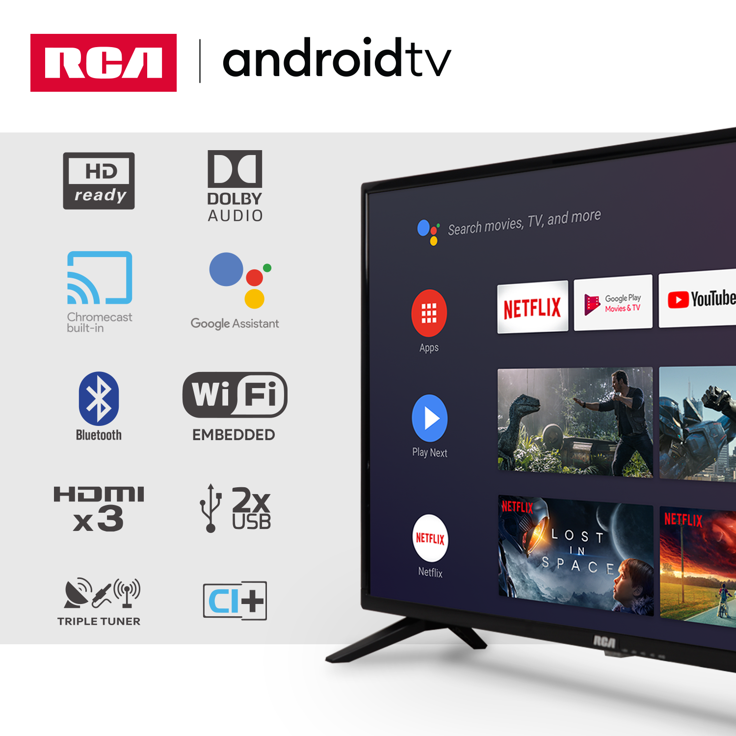 Rca Rs32h2 Eu 32 Inch Hd Ready Android Smart Led Tv Rca Com Hkc Europe B V