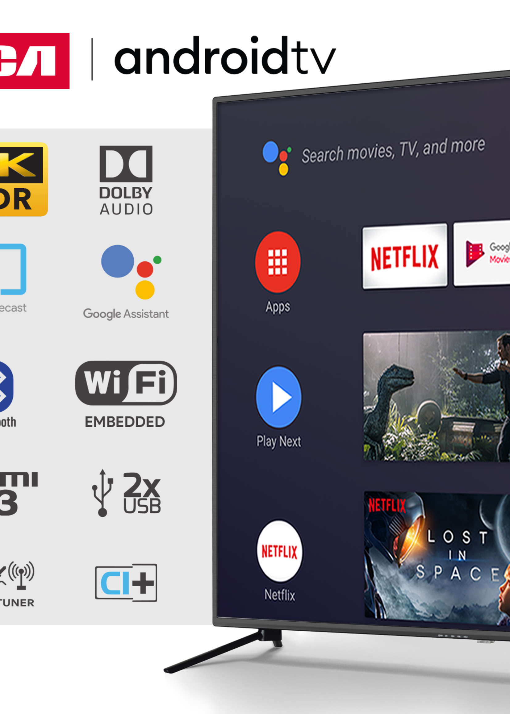 RCA RCA RS65U2-EU ANDROID SMART LED TV
