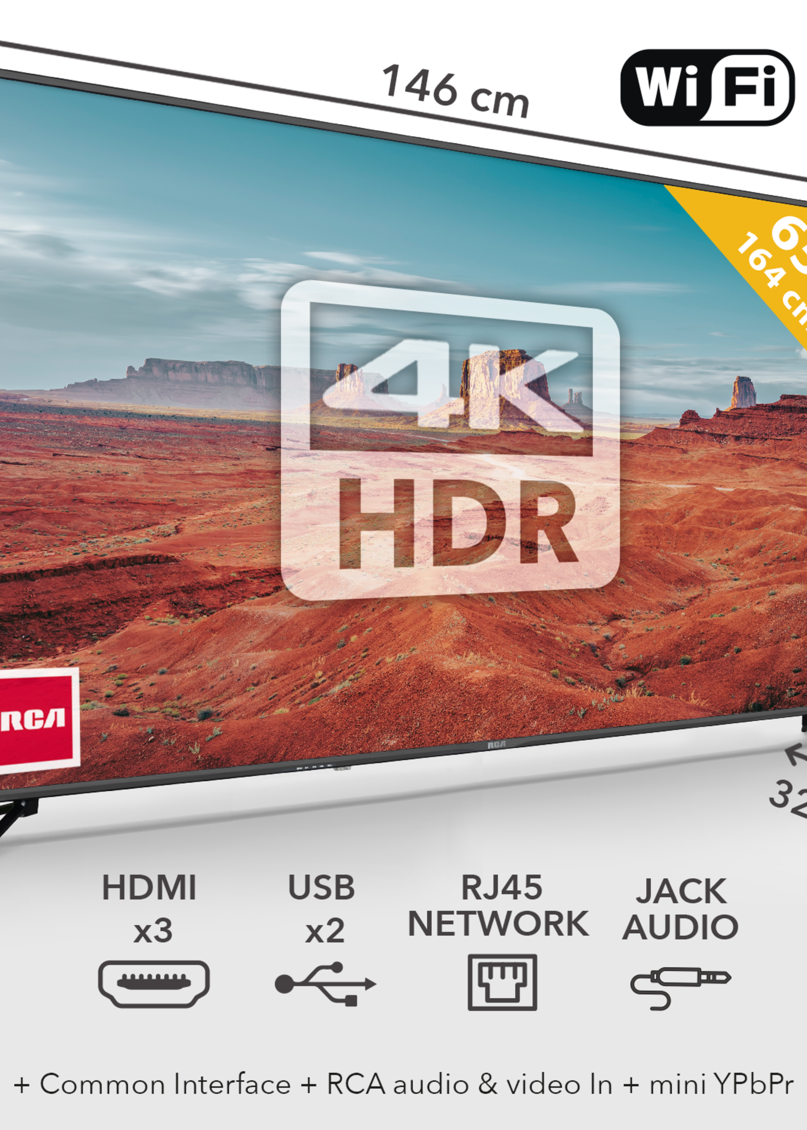RCA RCA RS65U2-EU ANDROID SMART LED TV