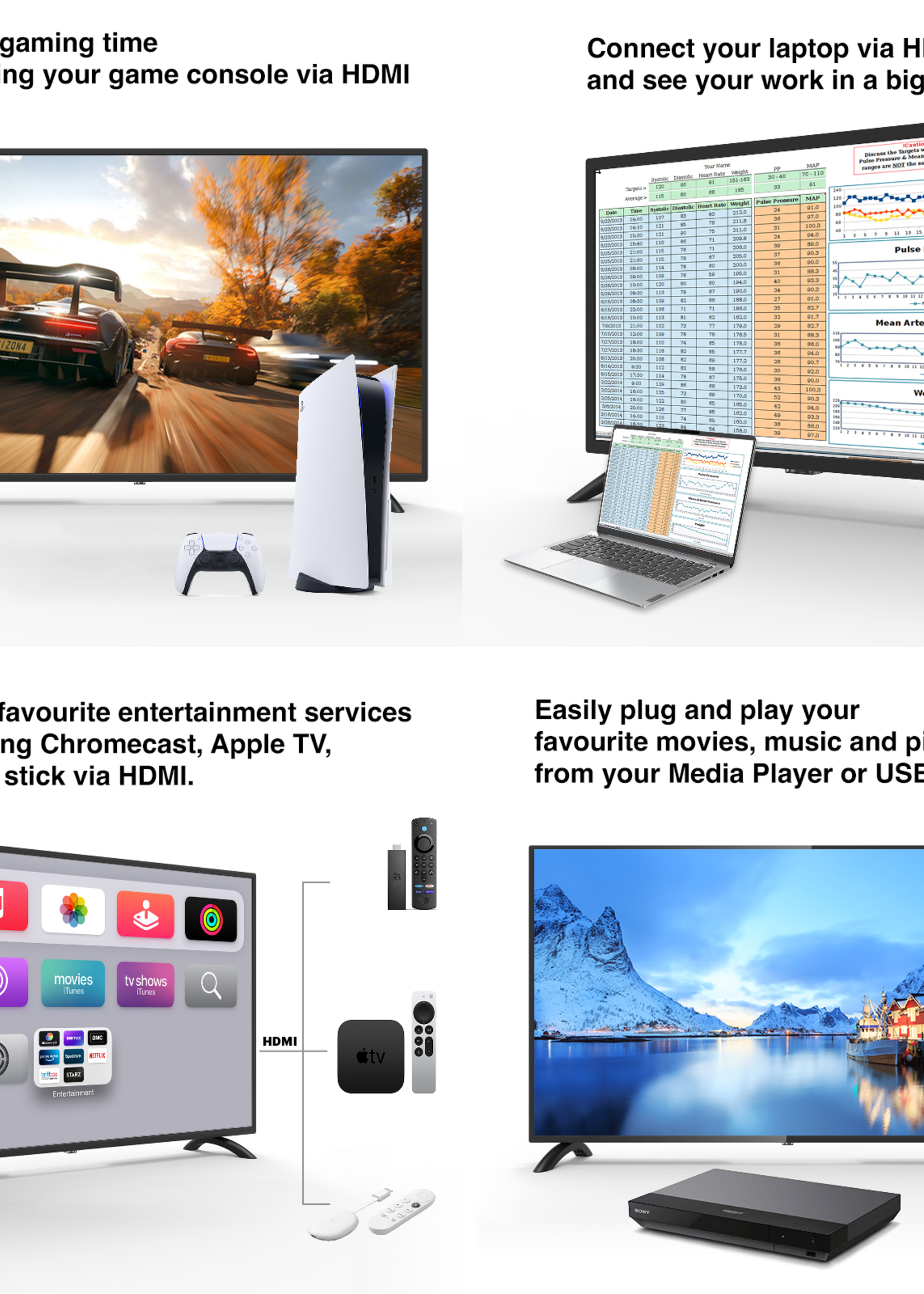HKC HKC 24F1D-A2EU LED HD TV 24 inch (Triple Tuner, CI+, HDMI, USB)