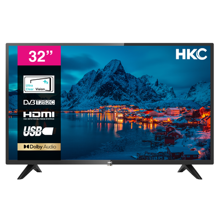 HKC HKC 32F1D LED-tv 32 inch (HD/Triple Tuner/CI+/2x HDMI/USB)