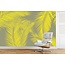 Walldesign56 Self-adhesive photo wallpaper custom size - Duo Palm - Yellow