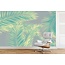 Photo Wallpaper Duo Palm - Green