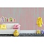Walldesign56 Self-adhesive photo wallpaper custom size - Wood Pastel Pink
