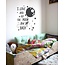 Walldesign56 Muursticker - I love you to the moon and back