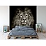Walldesign56 Zelfklevend fotobehang op maat - Leeuw