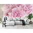 Walldesign56 Zelfklevend fotobehang op maat - Roze Bloem