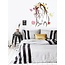 Walldesign56 Muursticker - Paard met bloemen