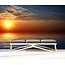 Walldesign56 Self-adhesive photo wallpaper - Sunset at the beach