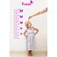Wall Decal Ruler for kids - with your own NAME