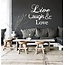 Live Laugh Love Wall Decal