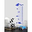 Wall Decal Ruler for kids 3 - With your NAME