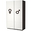 Wall Decal Man Woman Symbol