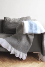 Light grey mohair throw