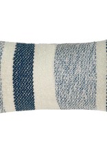 Berber grainy blue cushion