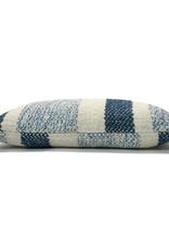 Berber grainy blue cushion