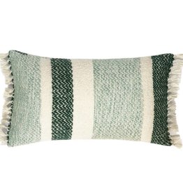 Berber grainy green cushion