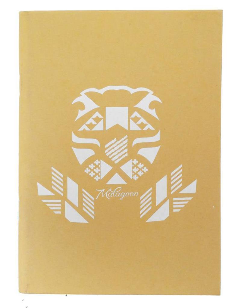 Lion yellow notebook