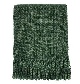 Marble jungle green throw