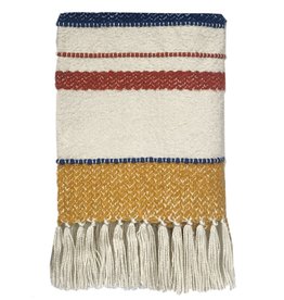 Multicolor boucle miracle throw