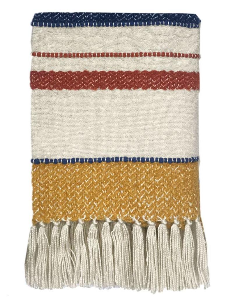 Multicolor boucle miracle throw