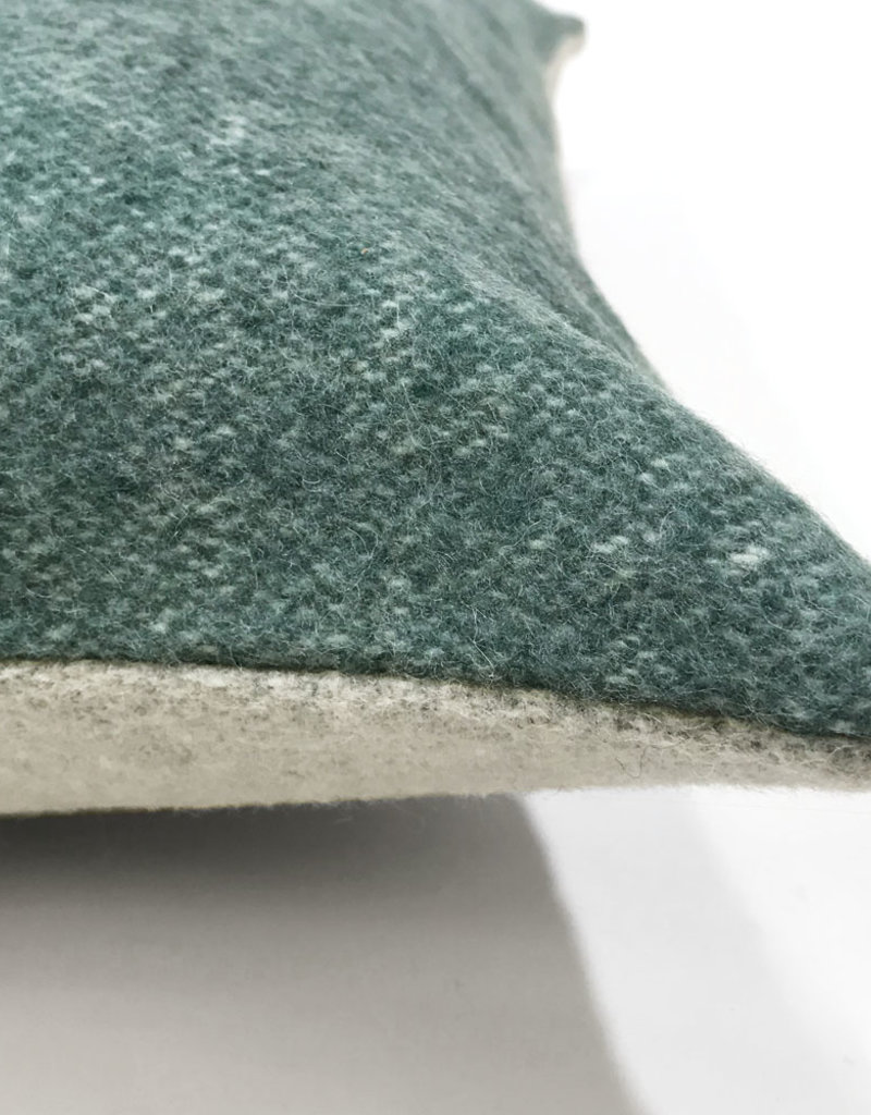 Easy green double faced recycled wool rectangle cushion (NEW)