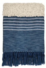 Tribal indigo blue throw (NEW)