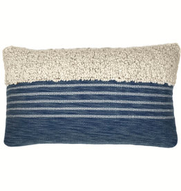 Tribal indigo blue cushion (NEW)