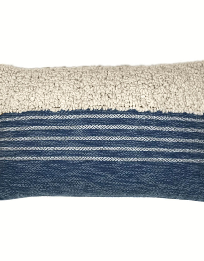 Tribal indigo blue cushion (NEW)