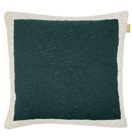 Solid knitted poster cushion green (NEW)