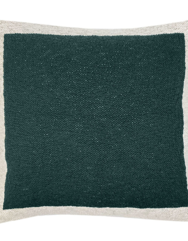 Solid knitted poster cushion green (NEW)