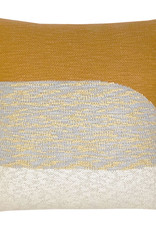 Sunset knitted cushion yellow (NEW)