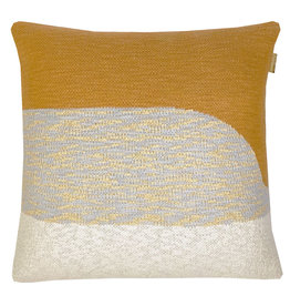 Sunset knitted cushion yellow (NEW)