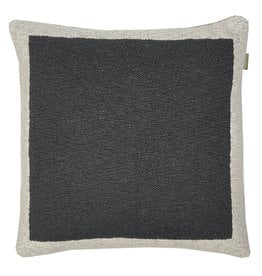 Solid knitted poster cushion black (NEW)