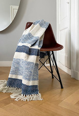 Berber grainy blue throw