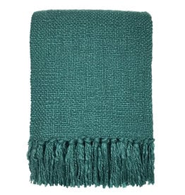 Rhinestone green throw