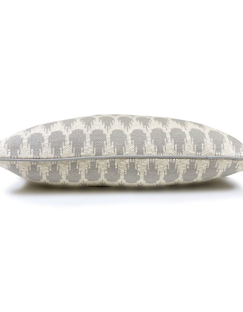 Botanic mini knitted cushion light grey (NEW)