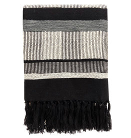 Black texture throw (NEW)