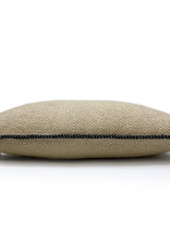 Beige structure recycled wool square cushion (NEW)