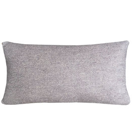 Magic violet double faced wool rectangle cushion