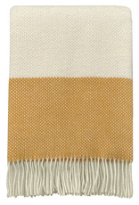 Festivity wool throw yellow