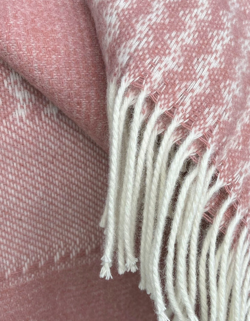 Uptown wool throw pink