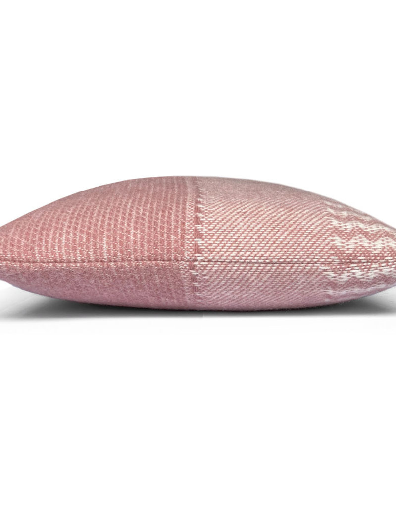 Uptown wool cushion pink square