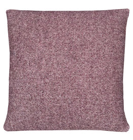Rosewood double face recycled wool square cushion new