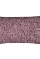 Rosewood double face recycled wool rectangle cushion