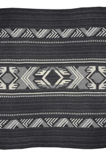 Mochica wool blanket black